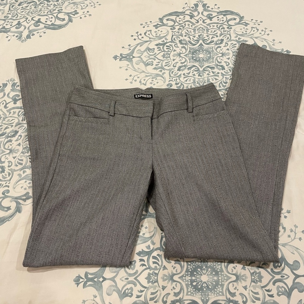 Express size 0 Regular Grey Dress Pants